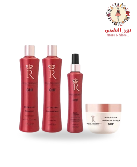 مجموعة العناية بالشعر خاص بالشعر الجاف والمتقصف من CHI – Royal Treatment